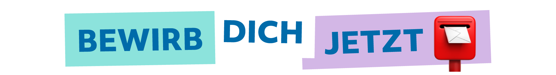 Jetzt bewerben!